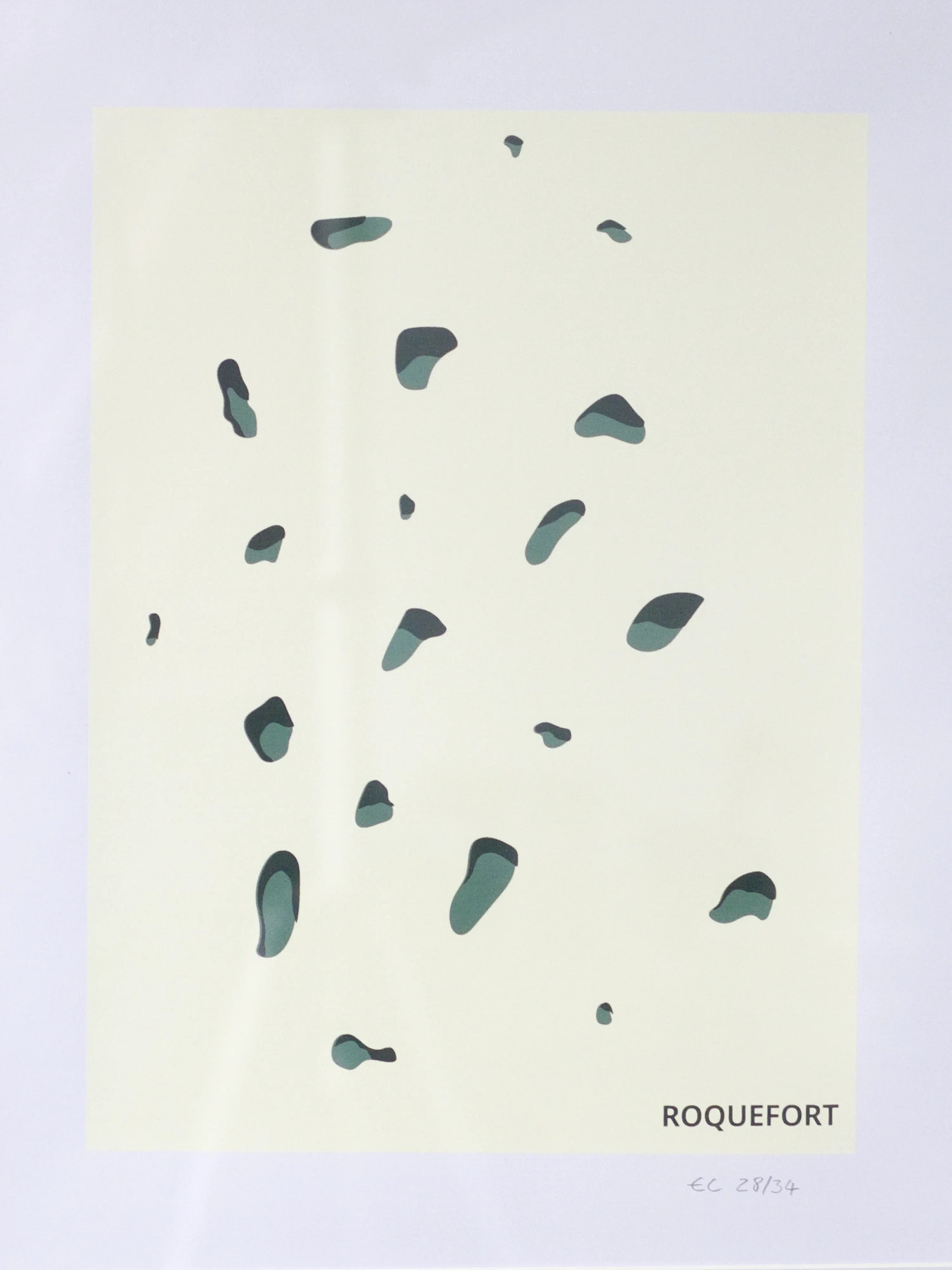 Roquefort -Sérigraphie le manoir aux histoires