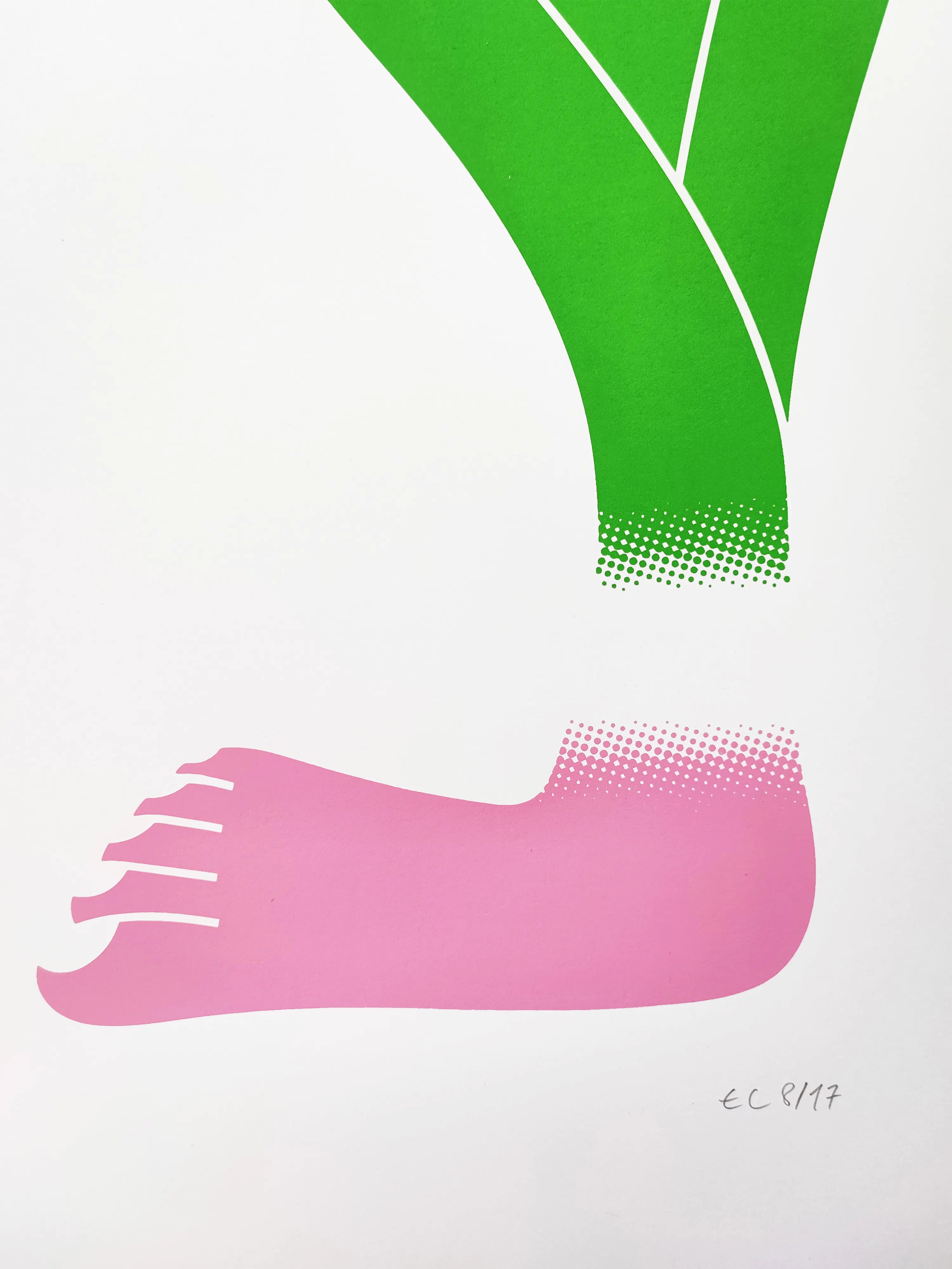 Pied Poireau - Sérigraphie le manoir aux histoires