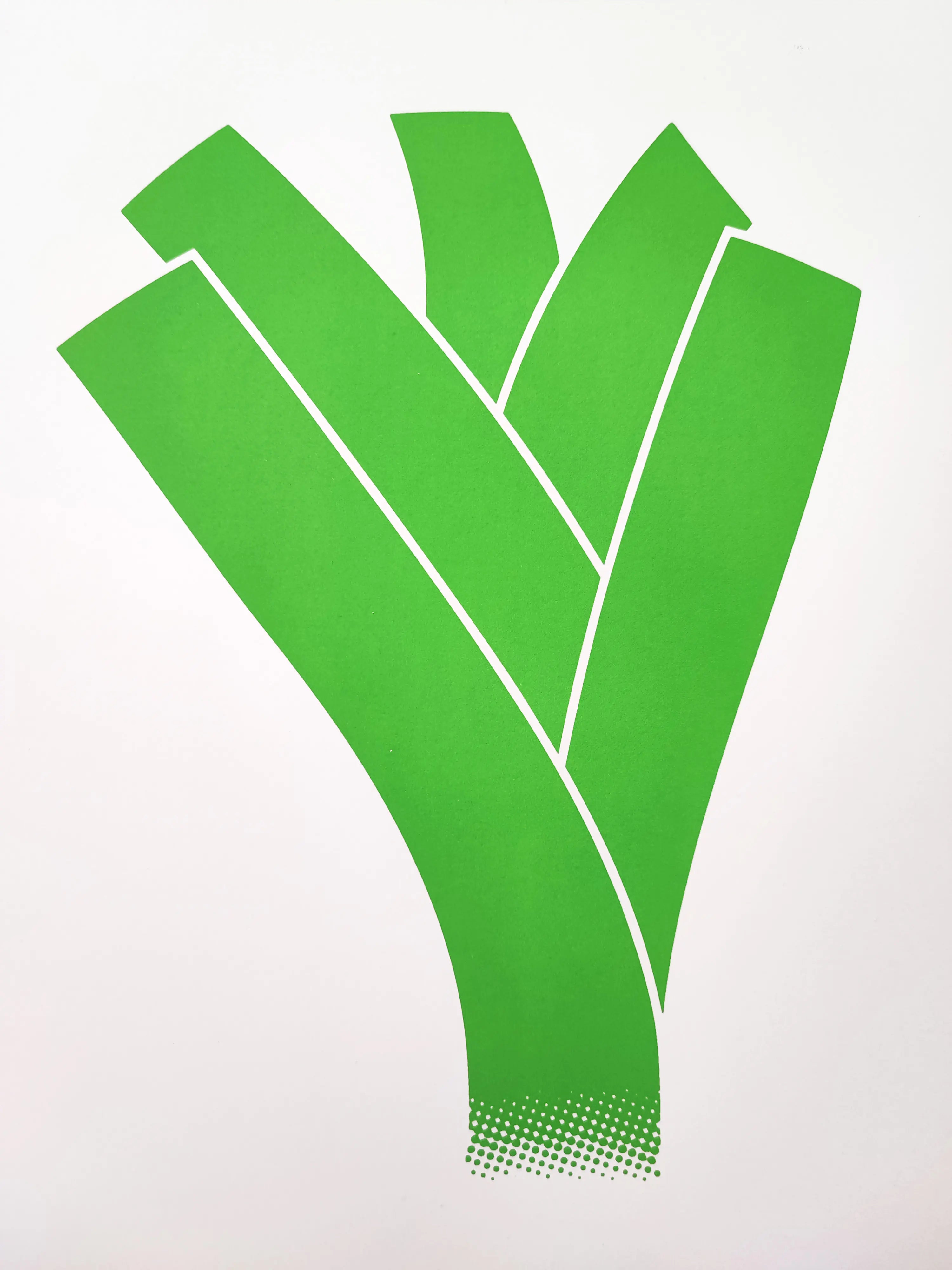 Pied Poireau - Sérigraphie le manoir aux histoires