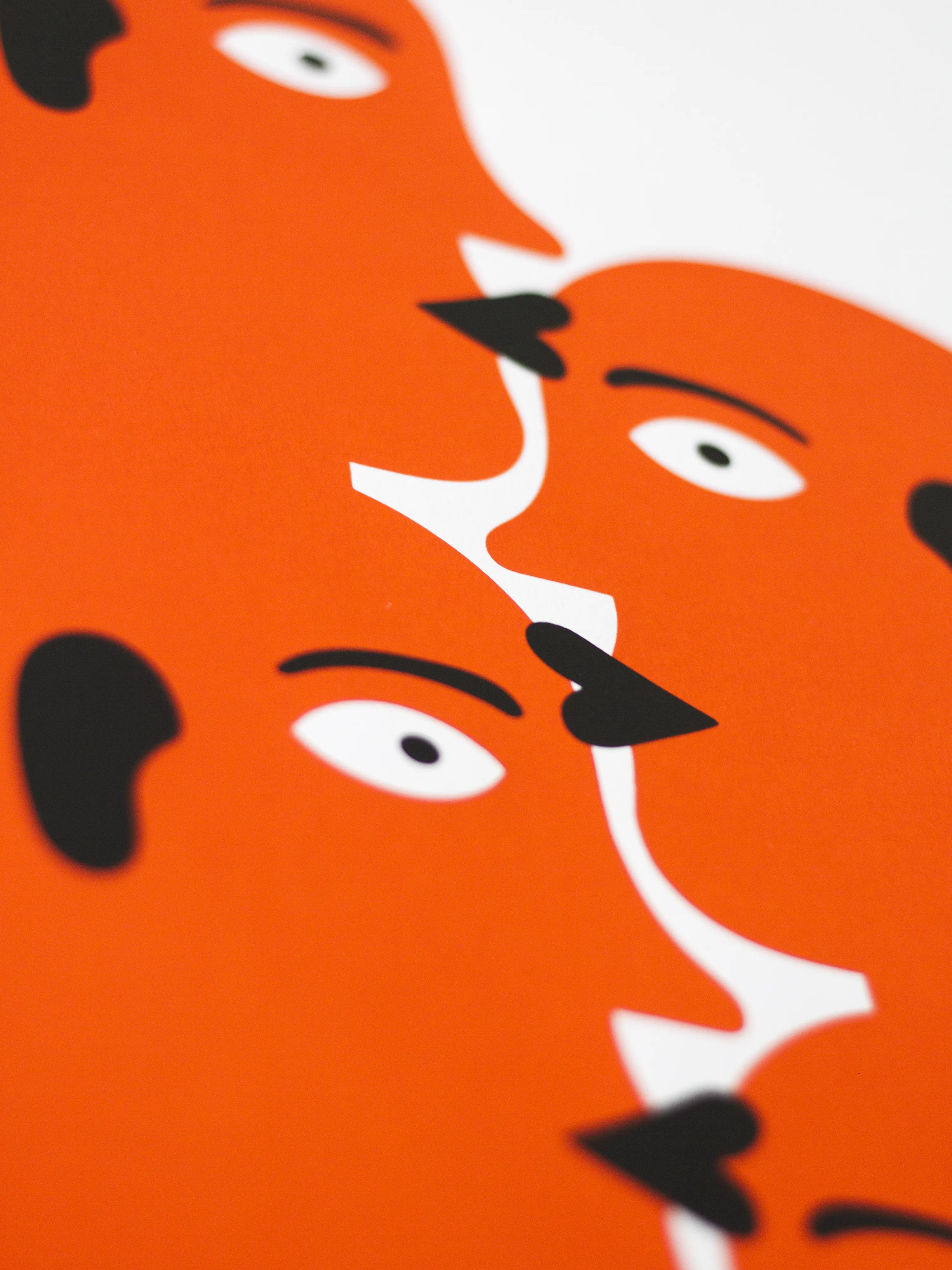 4 bisous – Sérigraphie le manoir aux histoires