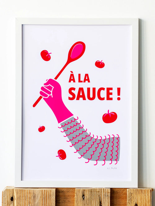 À la sauce - Sérigraphie le manoir aux histoires