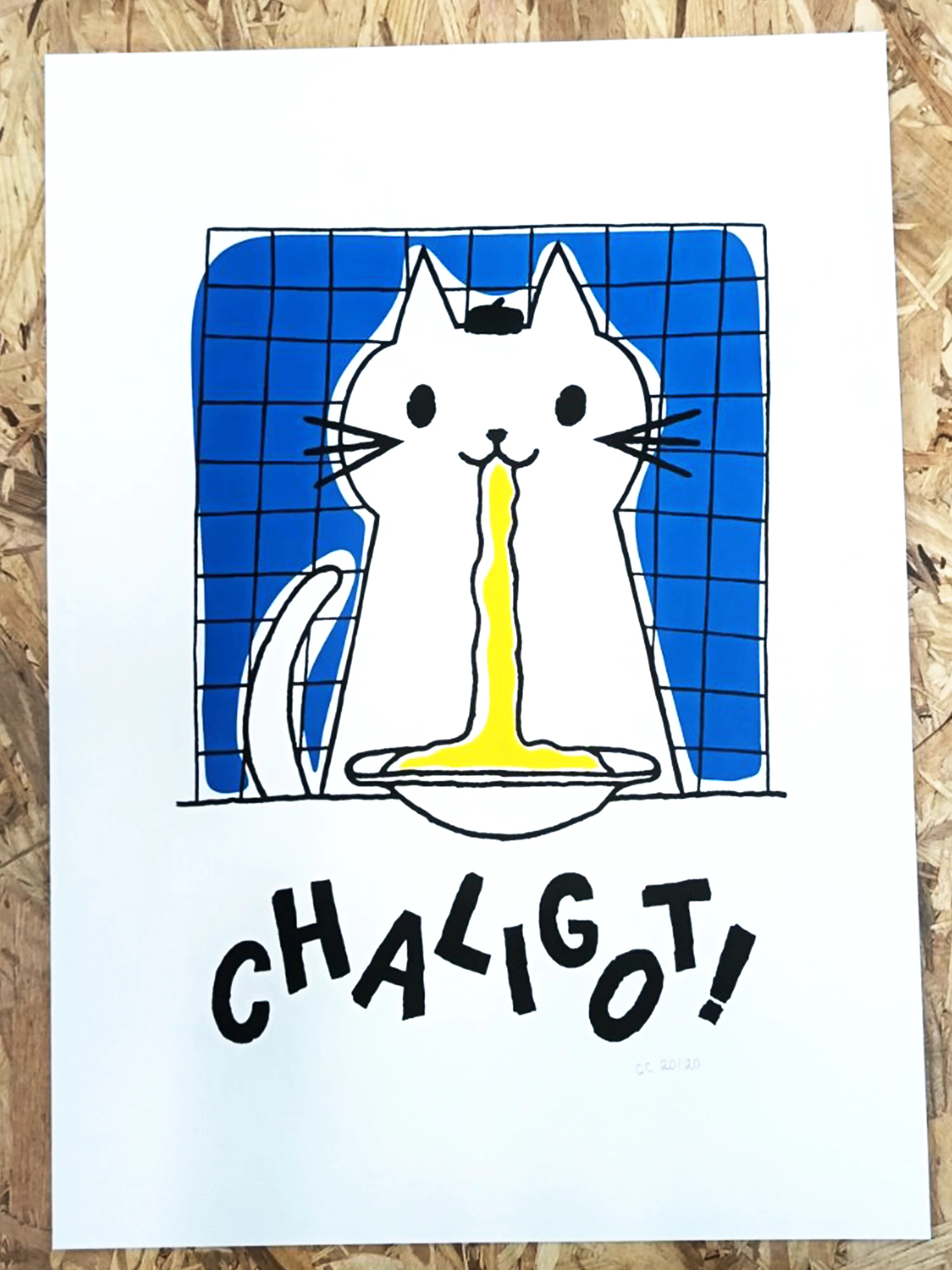 Chaligot ! - Sérigraphie le manoir aux histoires