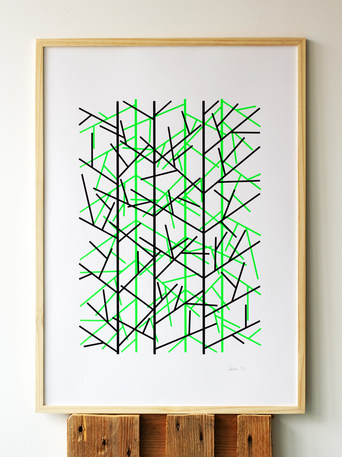 Winter Forest – Screen print le manoir aux histoires