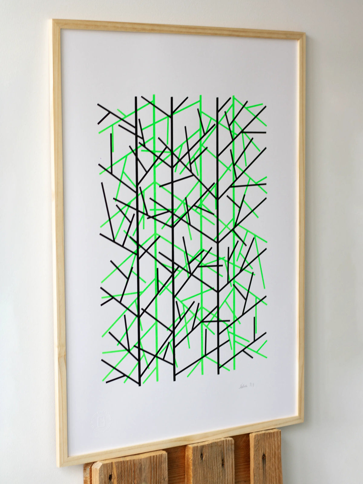 Winter Forest – Screen print le manoir aux histoires