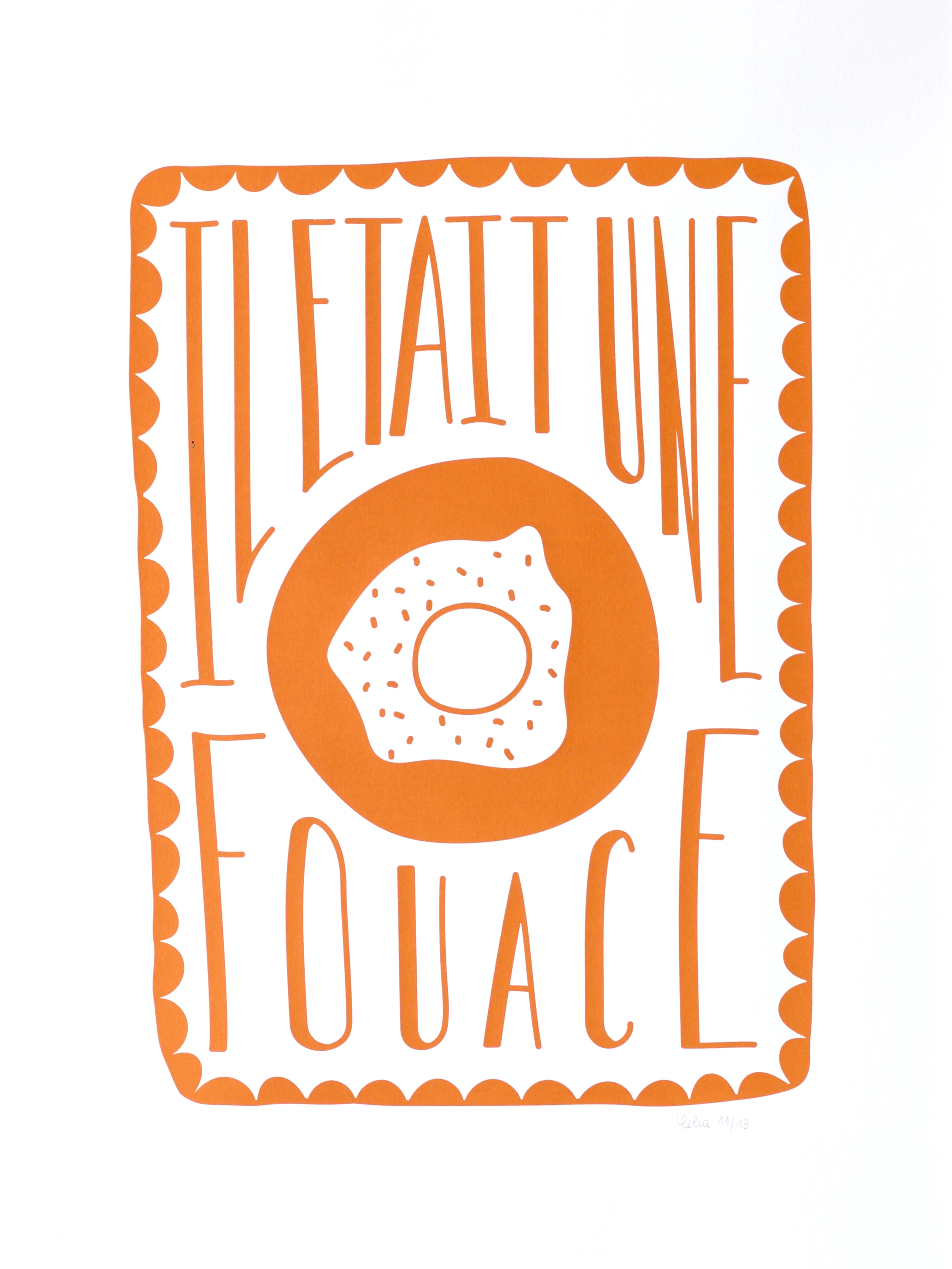 Il était une fouace – Sérigraphie le manoir aux histoires