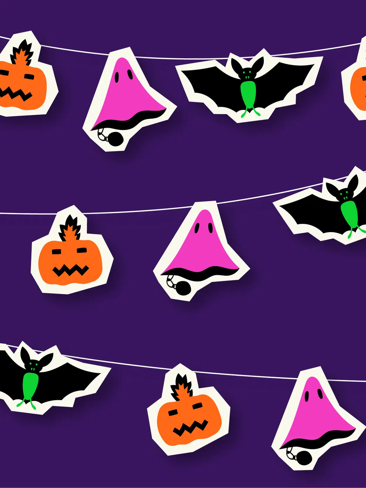 Atelier d'initiation à la sérigraphie, impression d'une guirlande Halloween – le manoir aux histoires